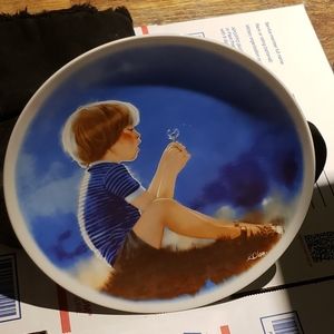 Norman rockwell plate